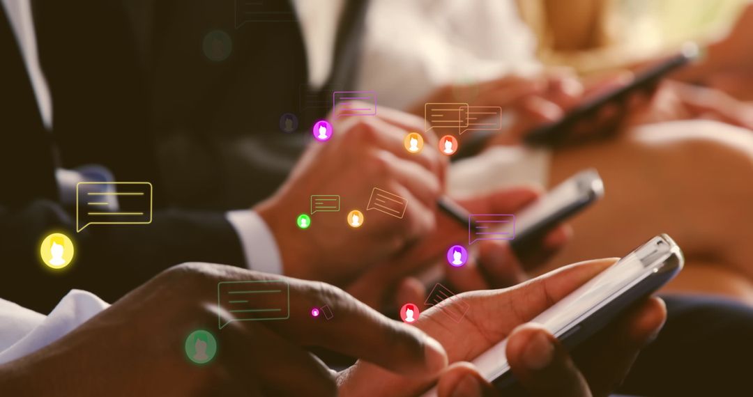 Diverse Group Using Smartphones for Connecting Socially