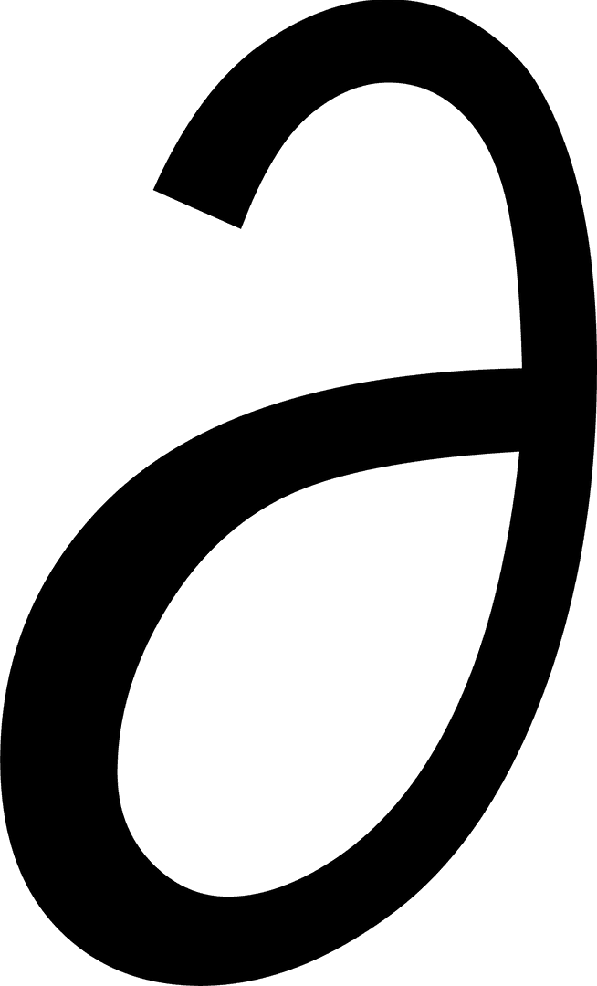 Creative Digital Letter on Transparent Background