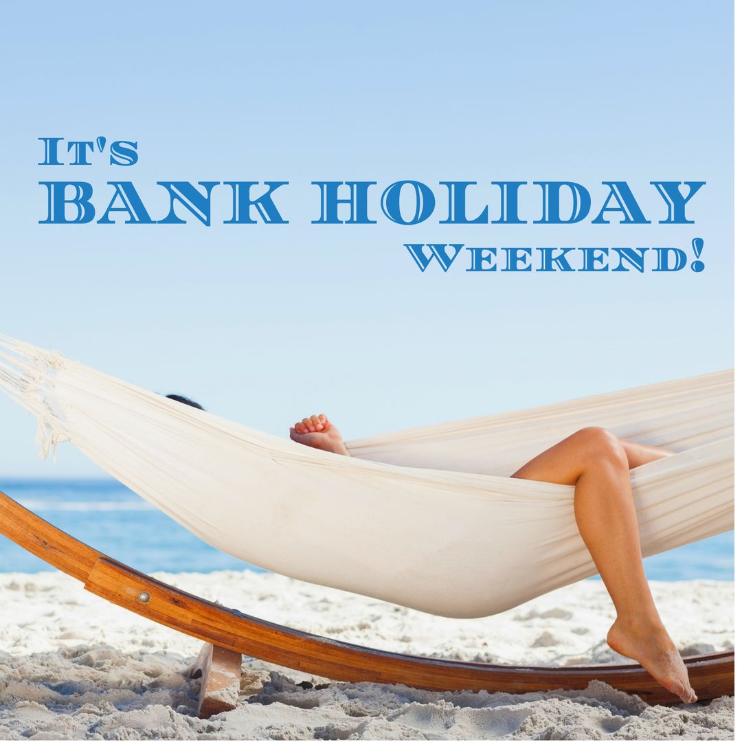 Relaxing on Beach Hammock During Holiday Weekend