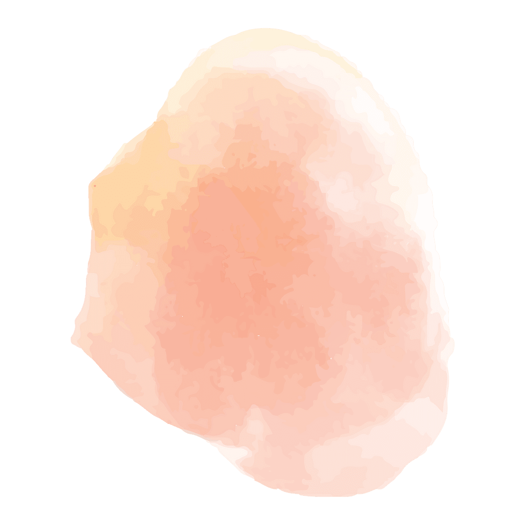 Orange Smudge Icon With Transparencies for Digital Design Projects