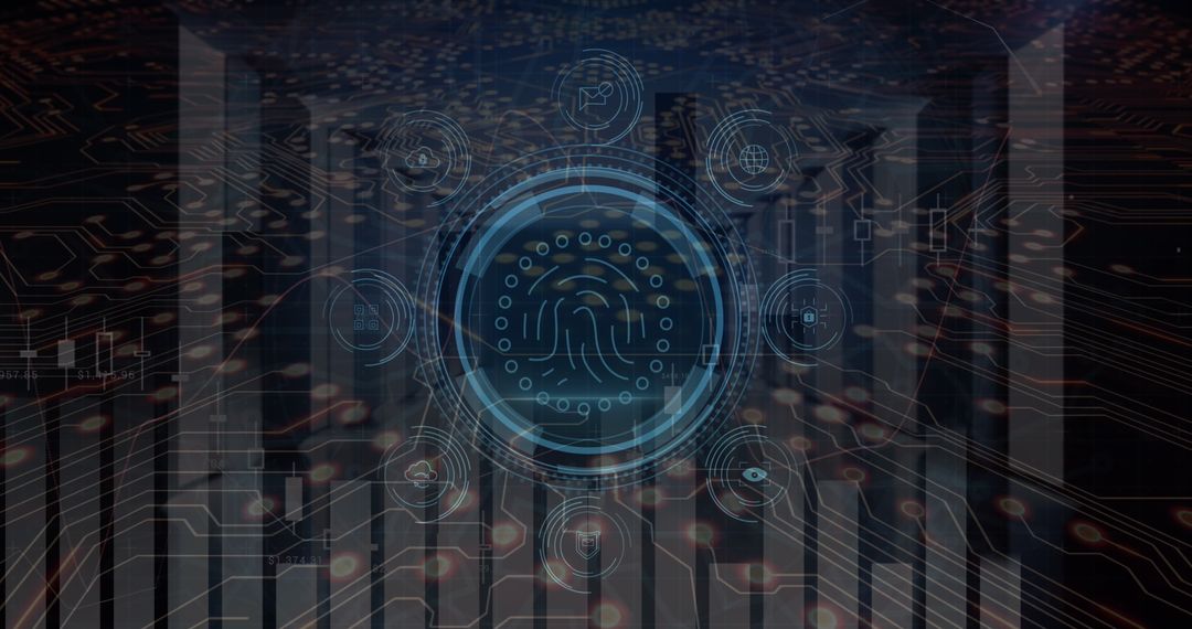 Digital Fingerprint and Data Network Connections on Abstract Interface