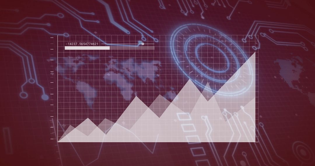 Rising Graph Trends on Digital Map with Circuit Boards