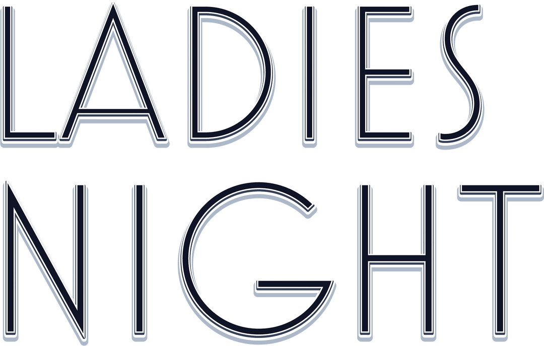 Ladies Night Typography on Transparent Background for Party Promo - Download Free Stock Images Pikwizard.com