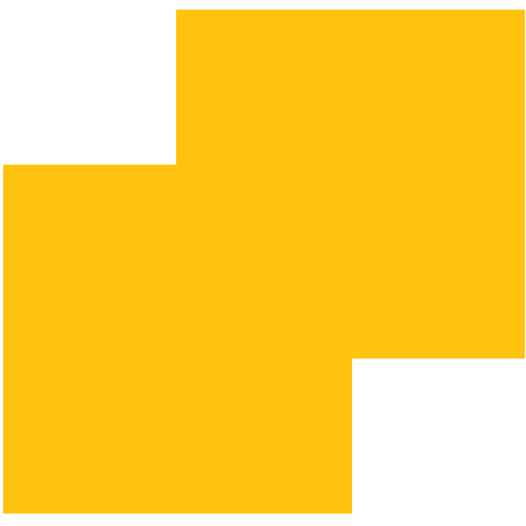 Geometric Yellow Shapes on Transparent Background Illustration