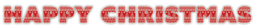 Transparent Happy Christmas Text with Festive Traditional Pattern - Download Free Stock Images Pikwizard.com