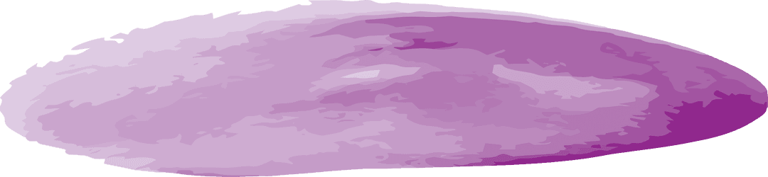 Lavender Brush Stroke Stain on Transparent Background