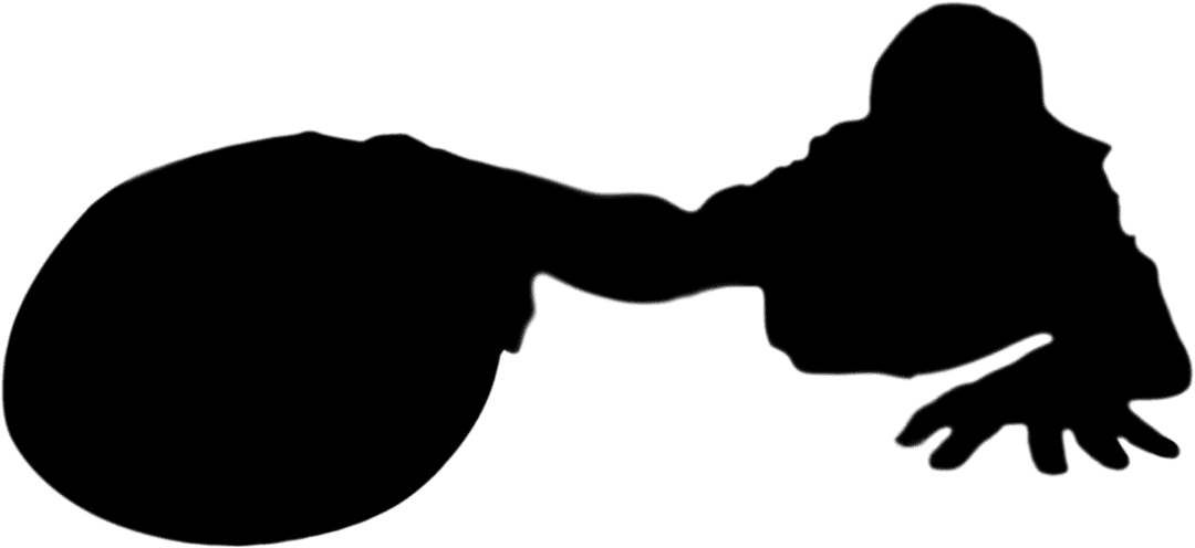 Transparent Vector Rugby Player Reaching for Ball Action