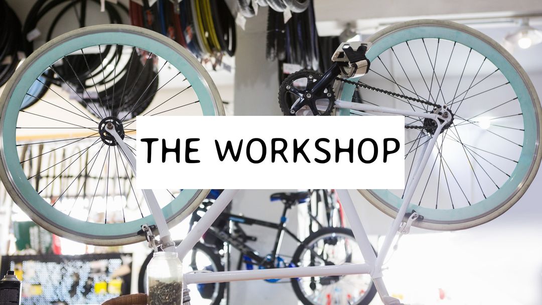 Professional Bicycle Repair Shop Highlighting Craftsmanship