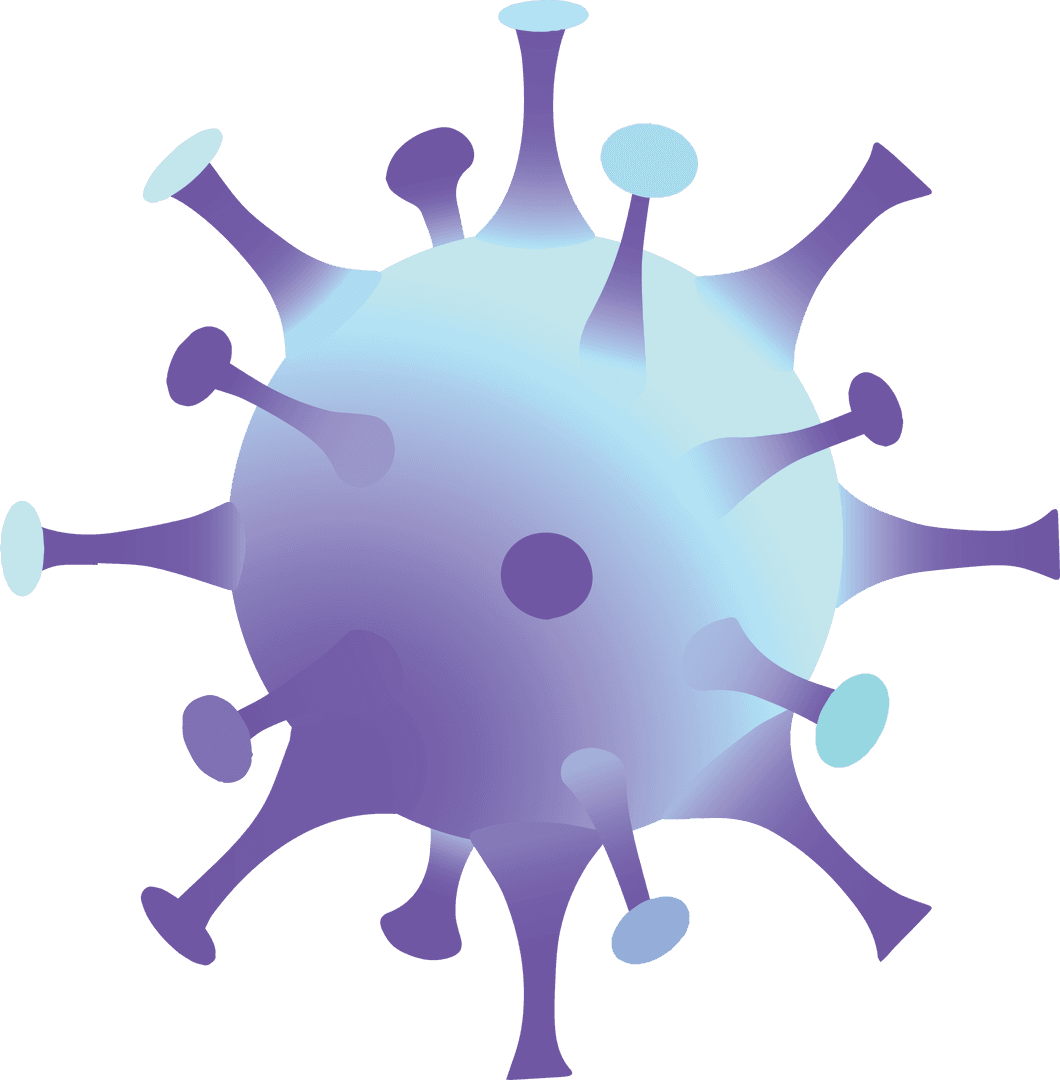 Transparent COVID-19 Virus Illustration on Global Pandemic Theme