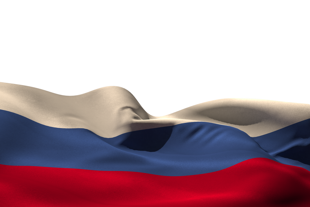 Transparent Russian Flag Waving on a Clear Background - Download Free Stock Images Pikwizard.com