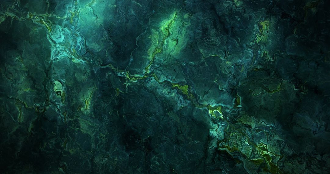 Dynamic Green and Yellow Wave Background Texture