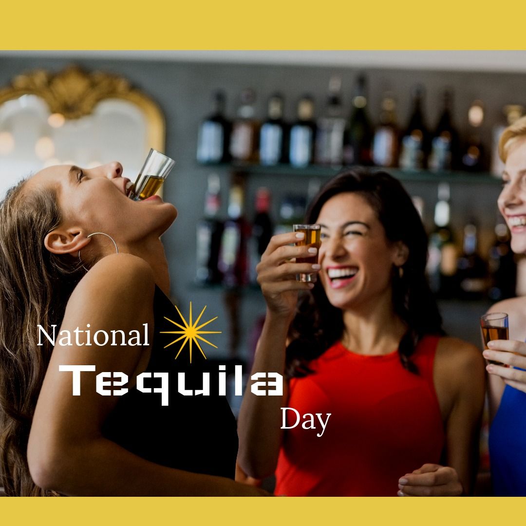 Caucasian female friends celebrating National Tequila Day enjoying shots - Download Free Stock Templates Pikwizard.com