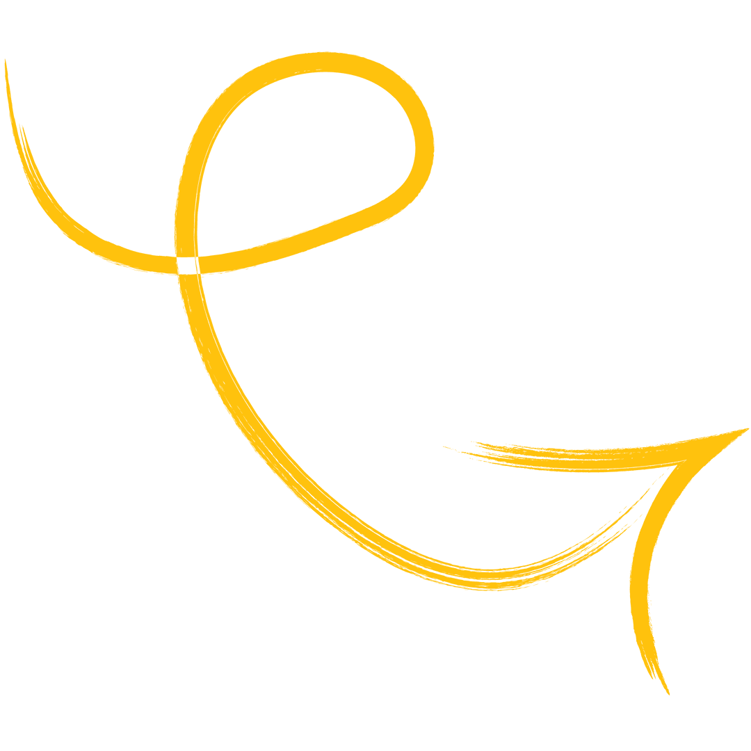 Arrow Looping Towards Right on Transparent Background