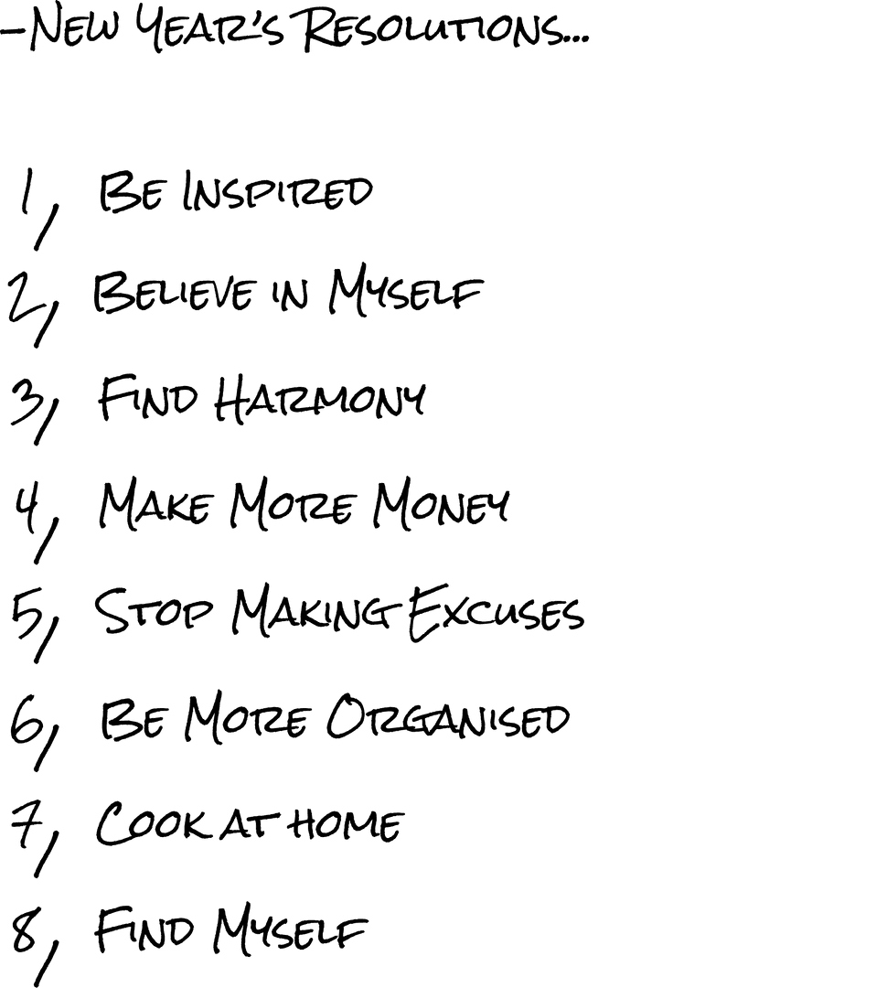 Transparent New Year Celebratory Text in Bold Font