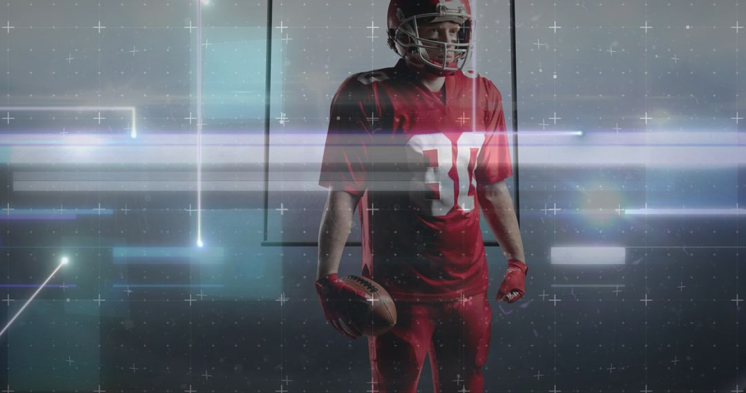 Virtual Analysis of American Football Player with Ball