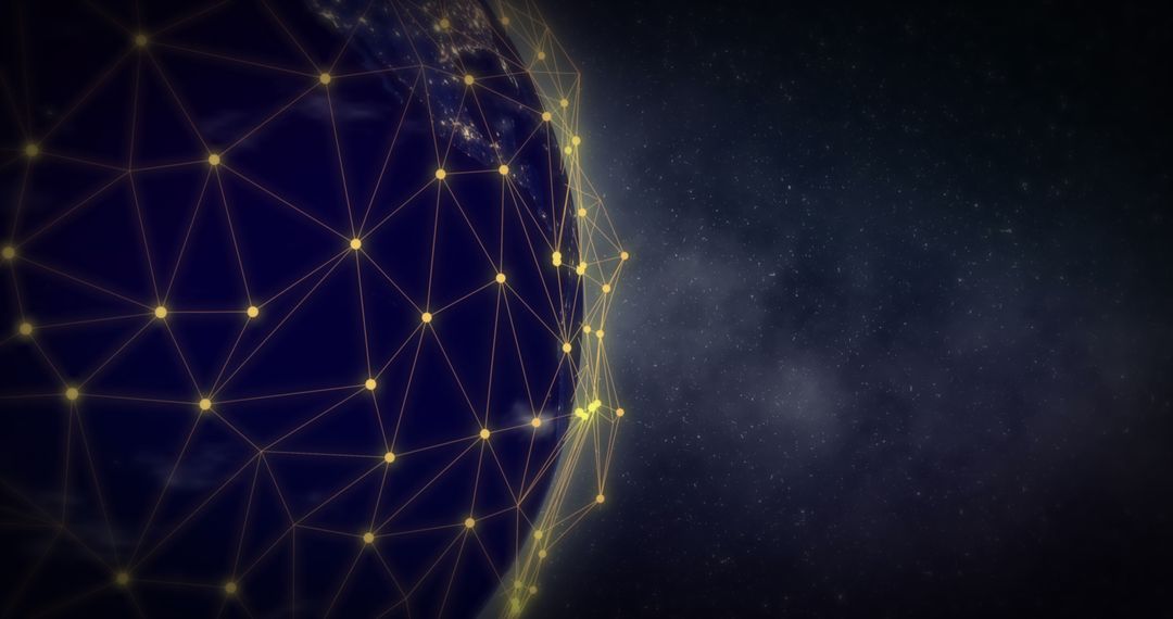 Digital Network Interface with Earth and Cosmic Background