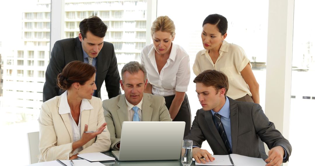 Diverse business team discussing project at office meeting - Free Images, Stock Photos and Pictures on Pikwizard.com