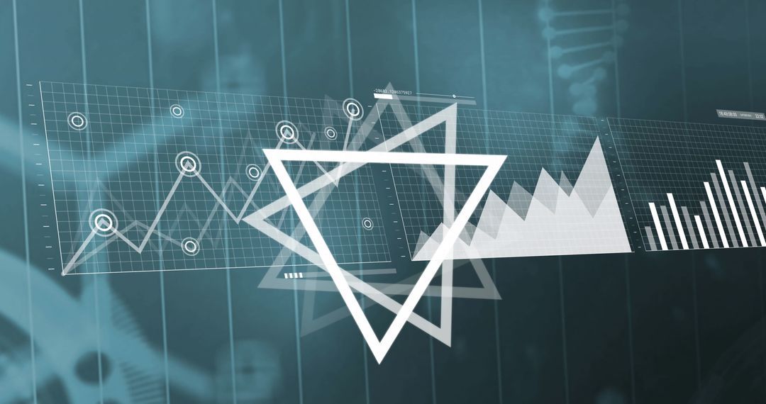 Abstract Data Visualization with Geometric Triangles