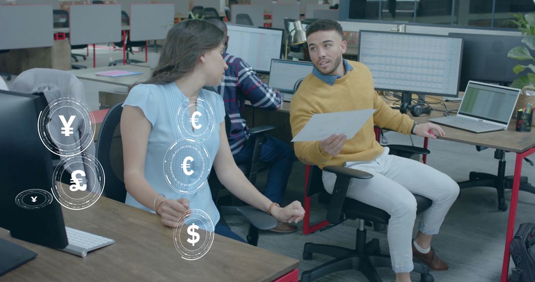 Global Finance Team Discussing Currency Data Solutions