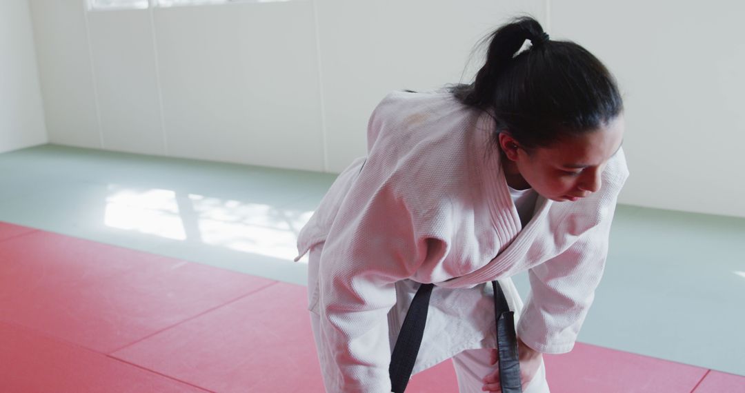 Focused Female Martial Artist in Training - Free Images, Stock Photos and Pictures on Pikwizard.com