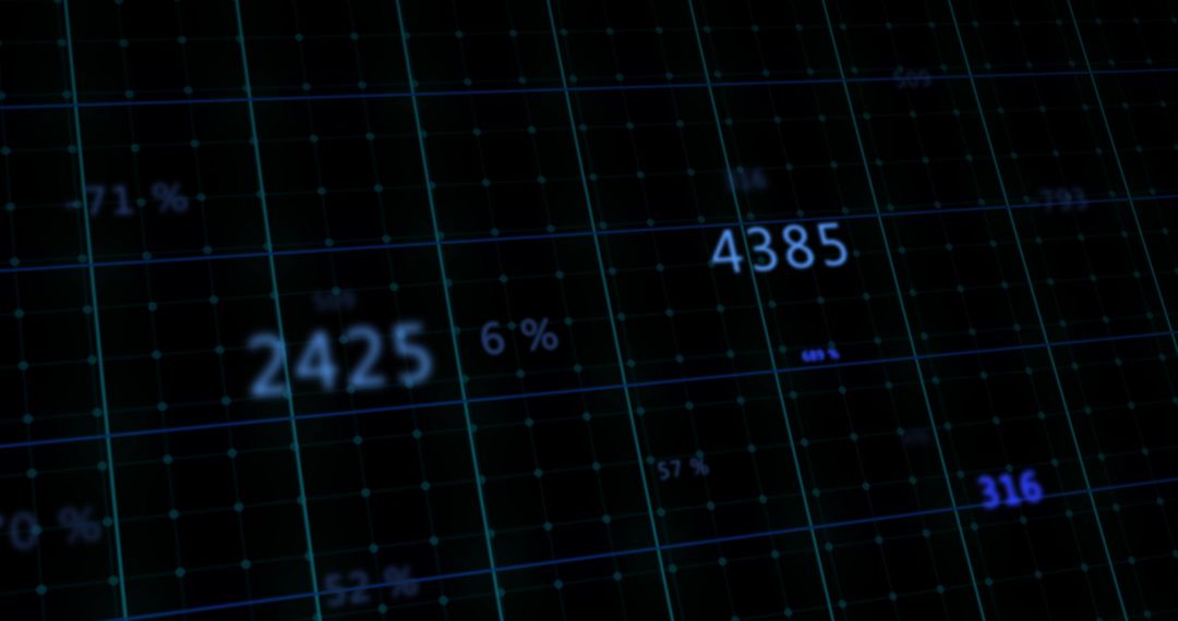 Dynamic Digital Financial Data Visualization Interface