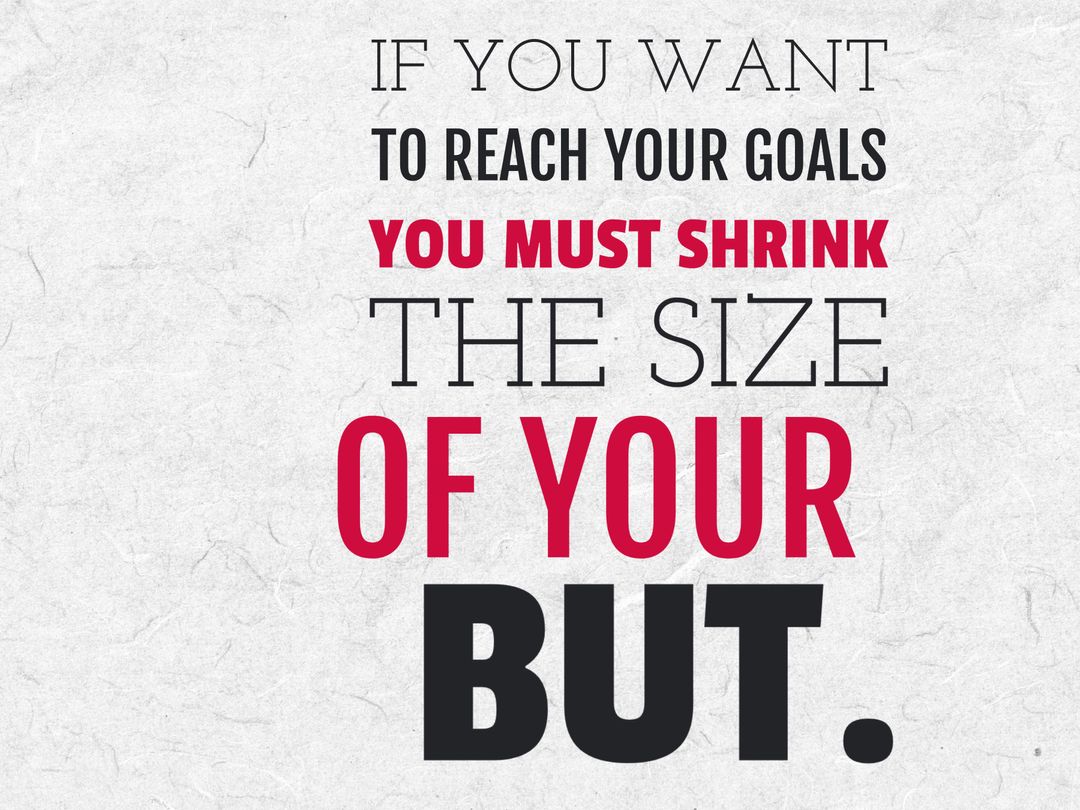 Motivational Quote Emphasizing Goal Setting and Determination