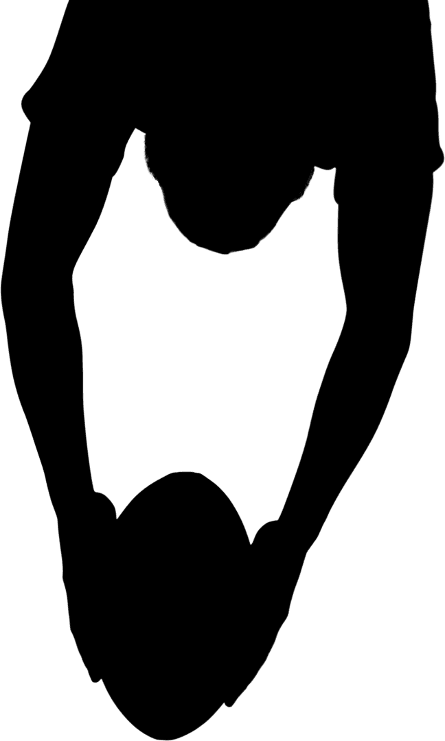 Transparent Vector Illustration of Rugby Player Catching Ball