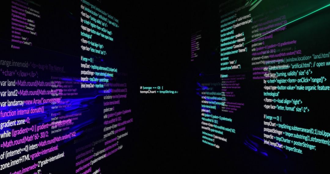 Digital Data Streams and Virtual Coding Environment - Free Images, Stock Photos and Pictures on Pikwizard.com