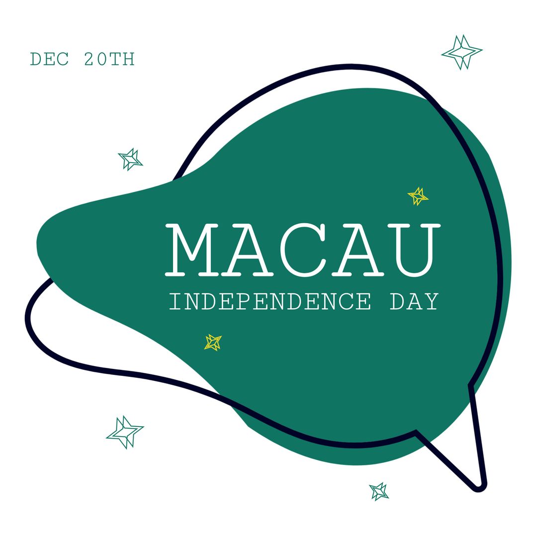 Macau Independence Day Graphic Celebratory Design