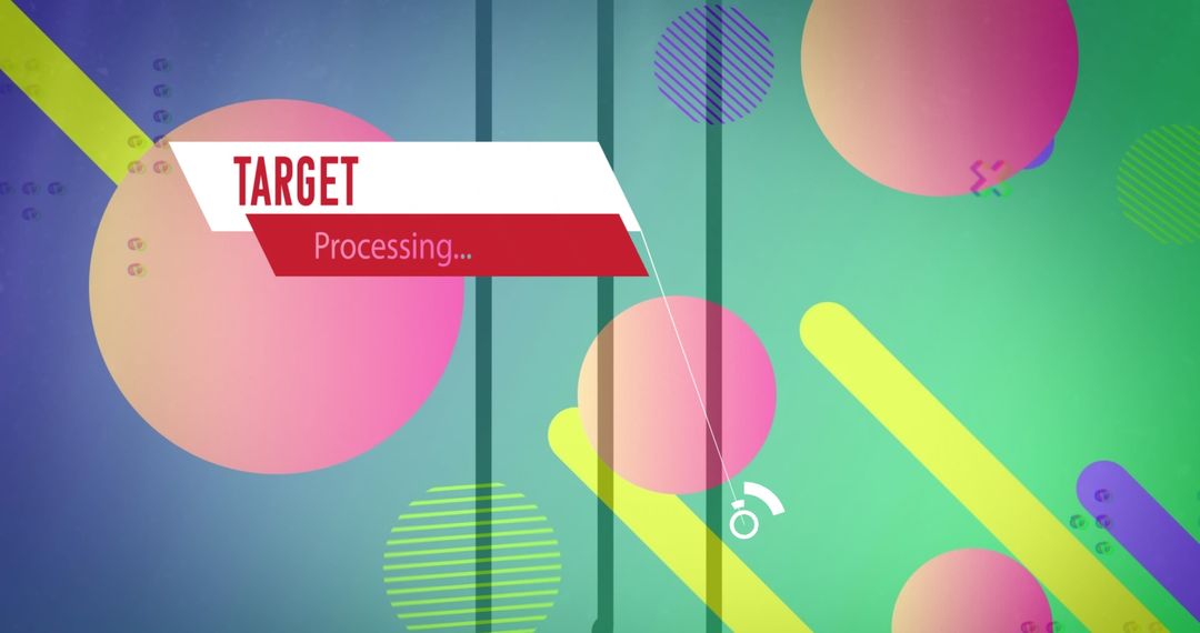 Dynamic Target Processing Digital Interface Concept - Free Images, Stock Photos and Pictures on Pikwizard.com
