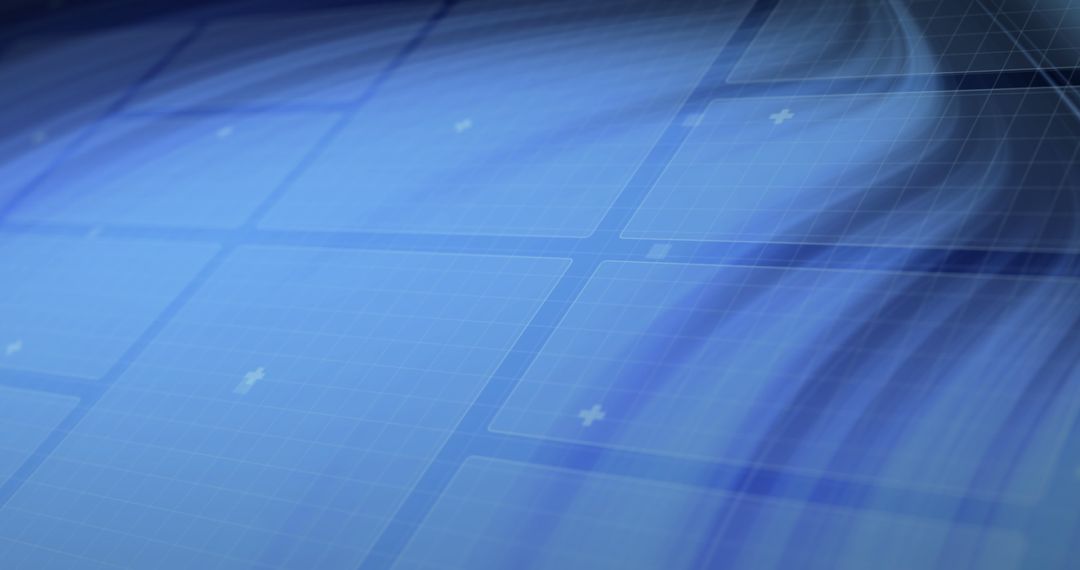 Abstract Digital Purple Waves on Grid Background