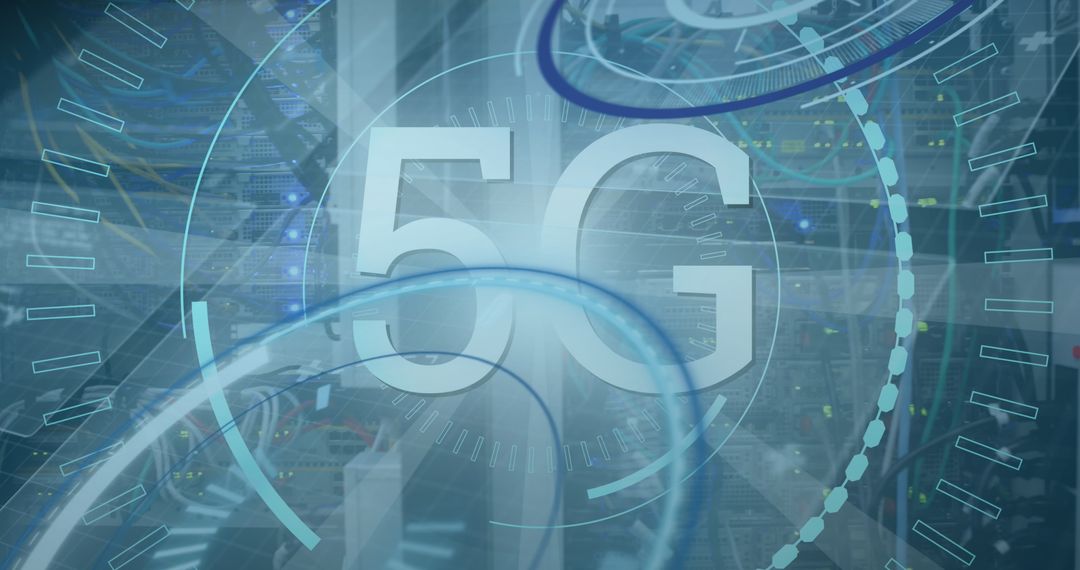 5G Technology Vision with Network Connections Concept