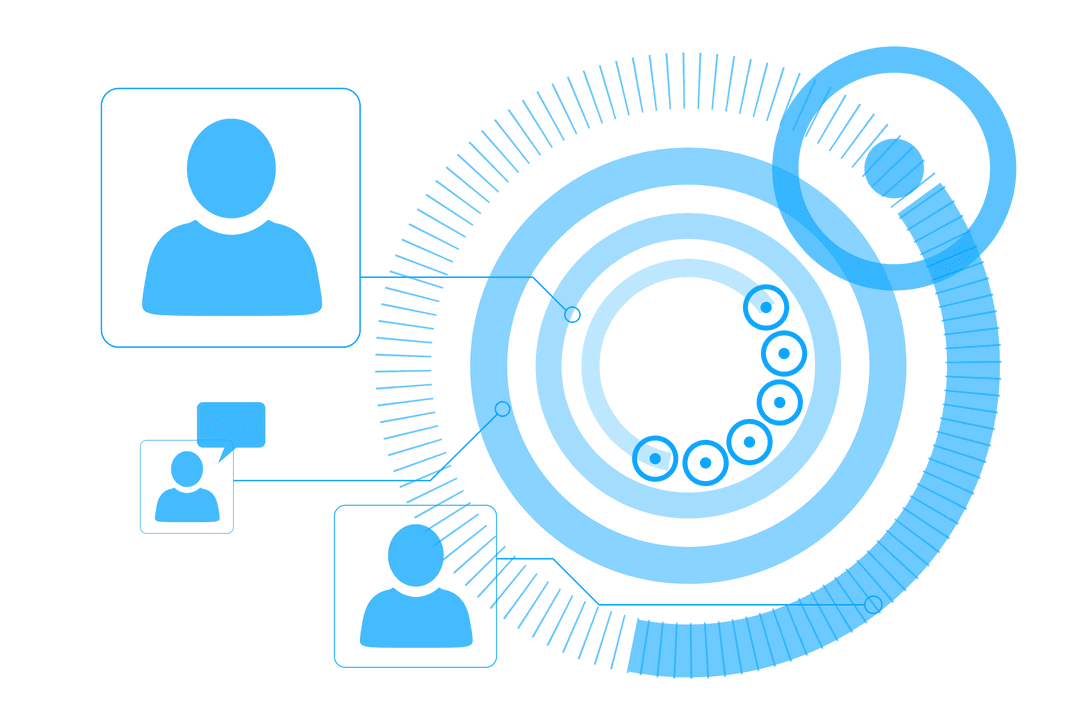 Transparent Digital Interface Illustration for Technology Concept