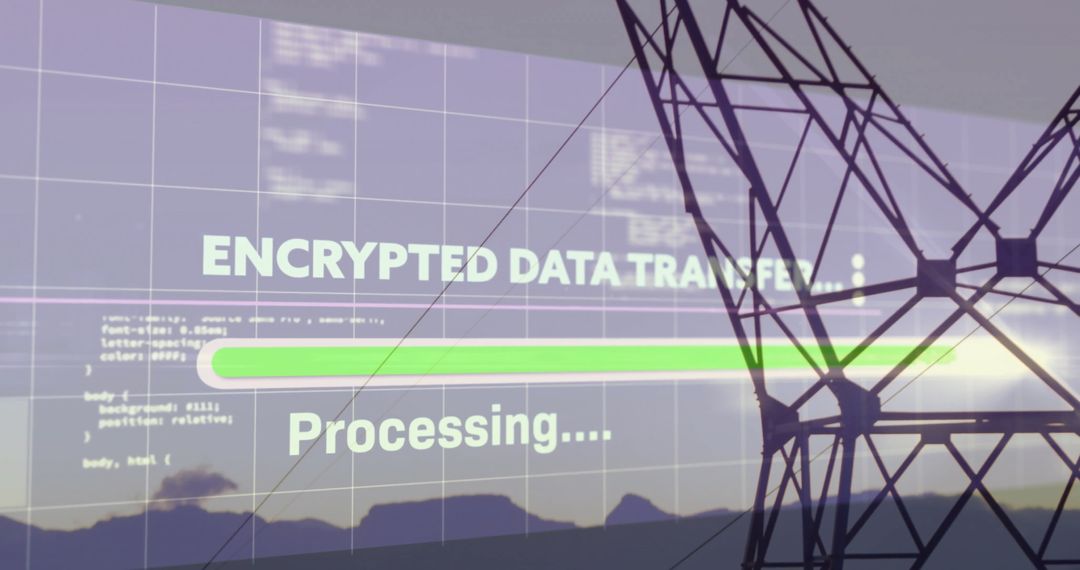 Encrypted Data Transfer Process in Virtual Environment