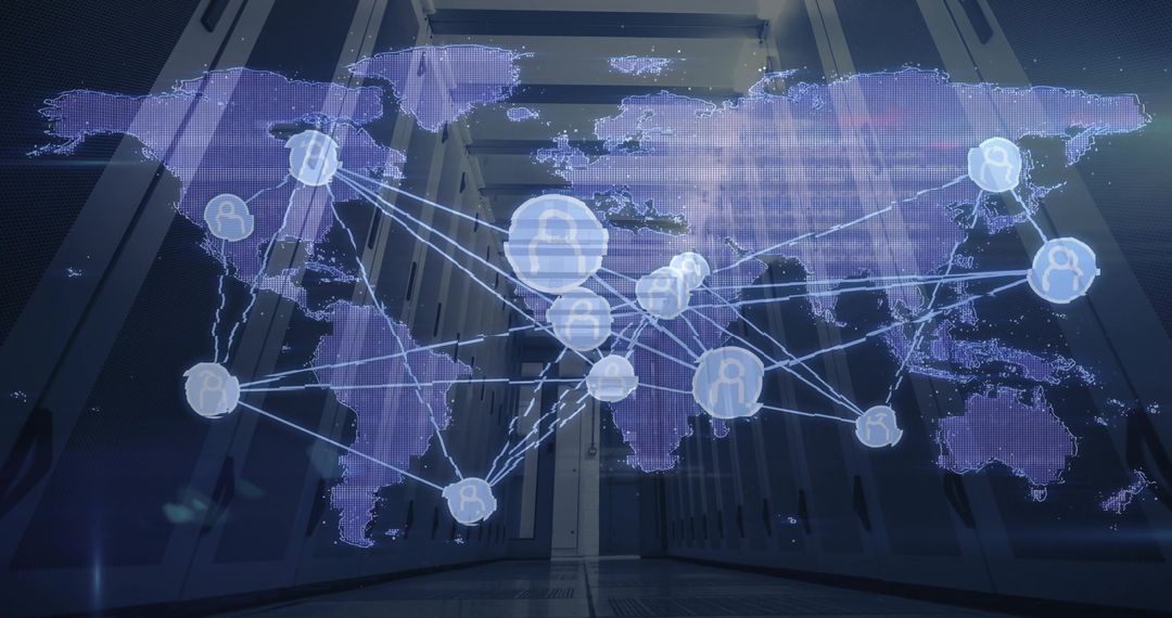 Futuristic Digital Connectivity Conceptual Design with Holograms