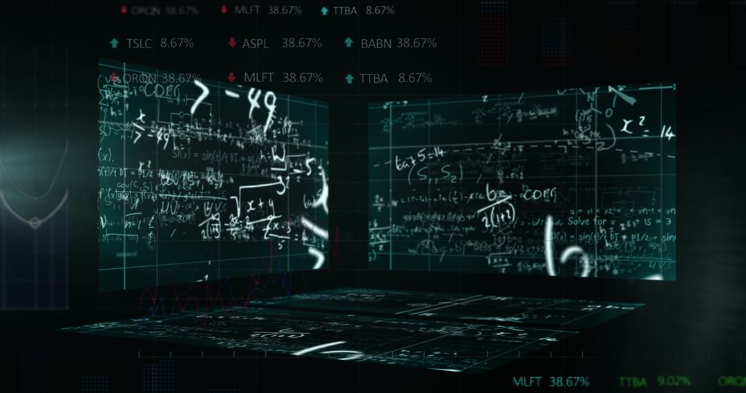 Digital Visualization of Mathematical Data and Formulas in Finance