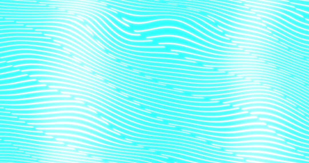 Abstract Wavy Lines on Light Aqua Background