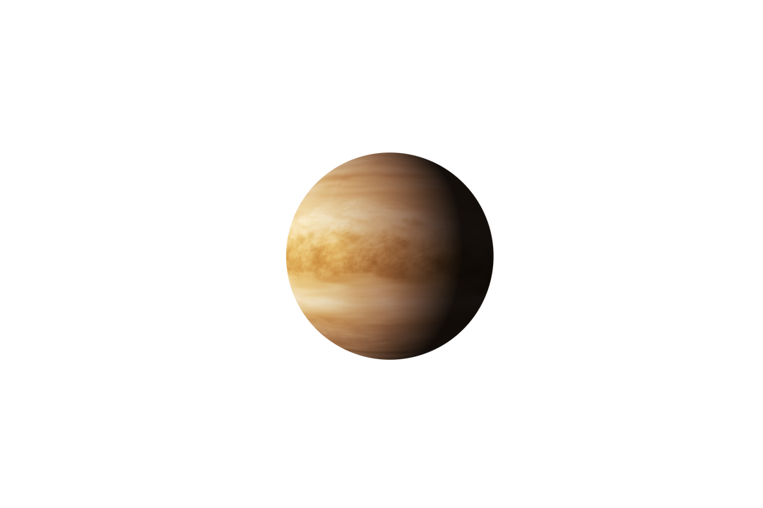 Digital PNG Illustration of Brown and Beige Planet on Transparent Background - Download Free Stock Images Pikwizard.com