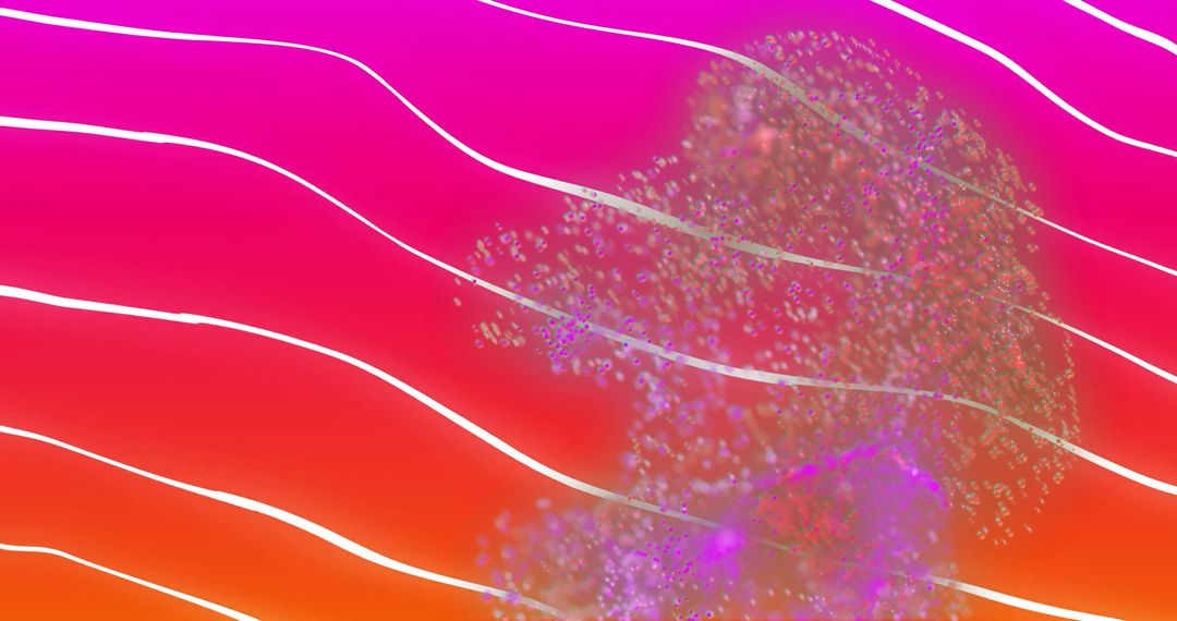 Dynamic Light Trails on Vivid Gradient Background