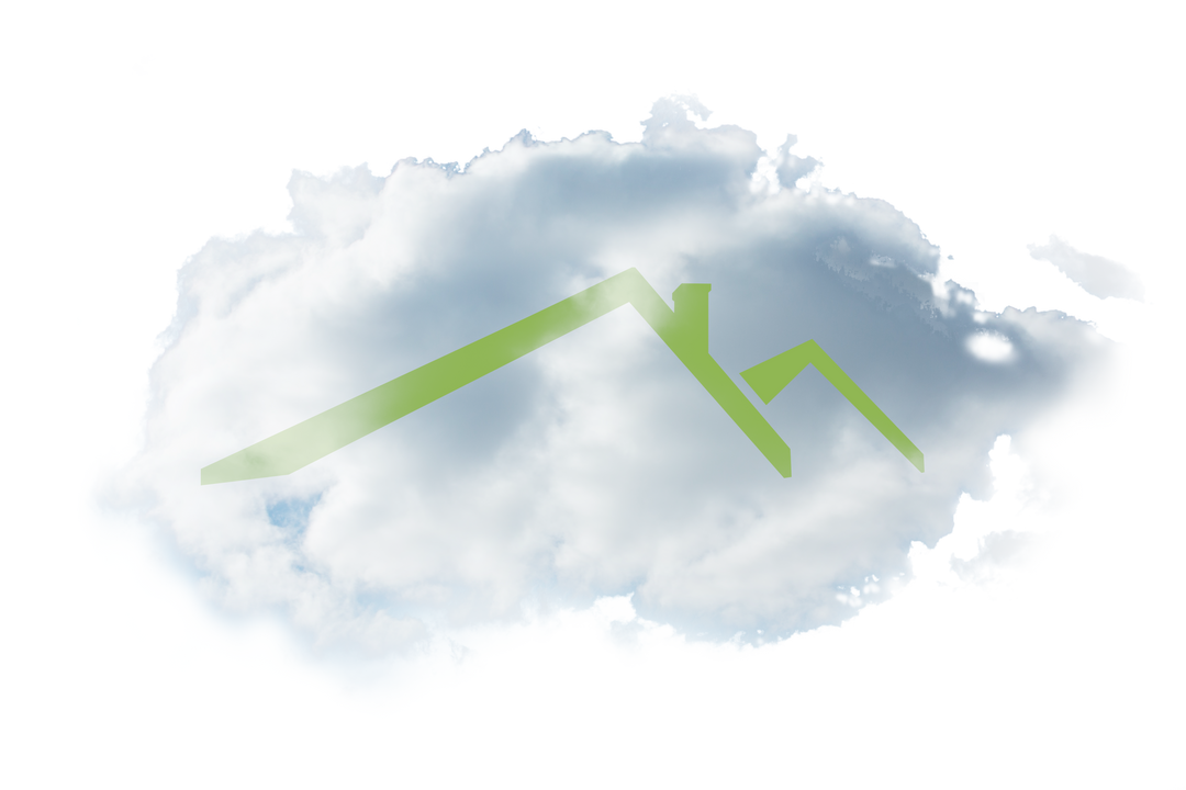 Cloud House Icon on Transparent Background - Download Free Stock Images Pikwizard.com