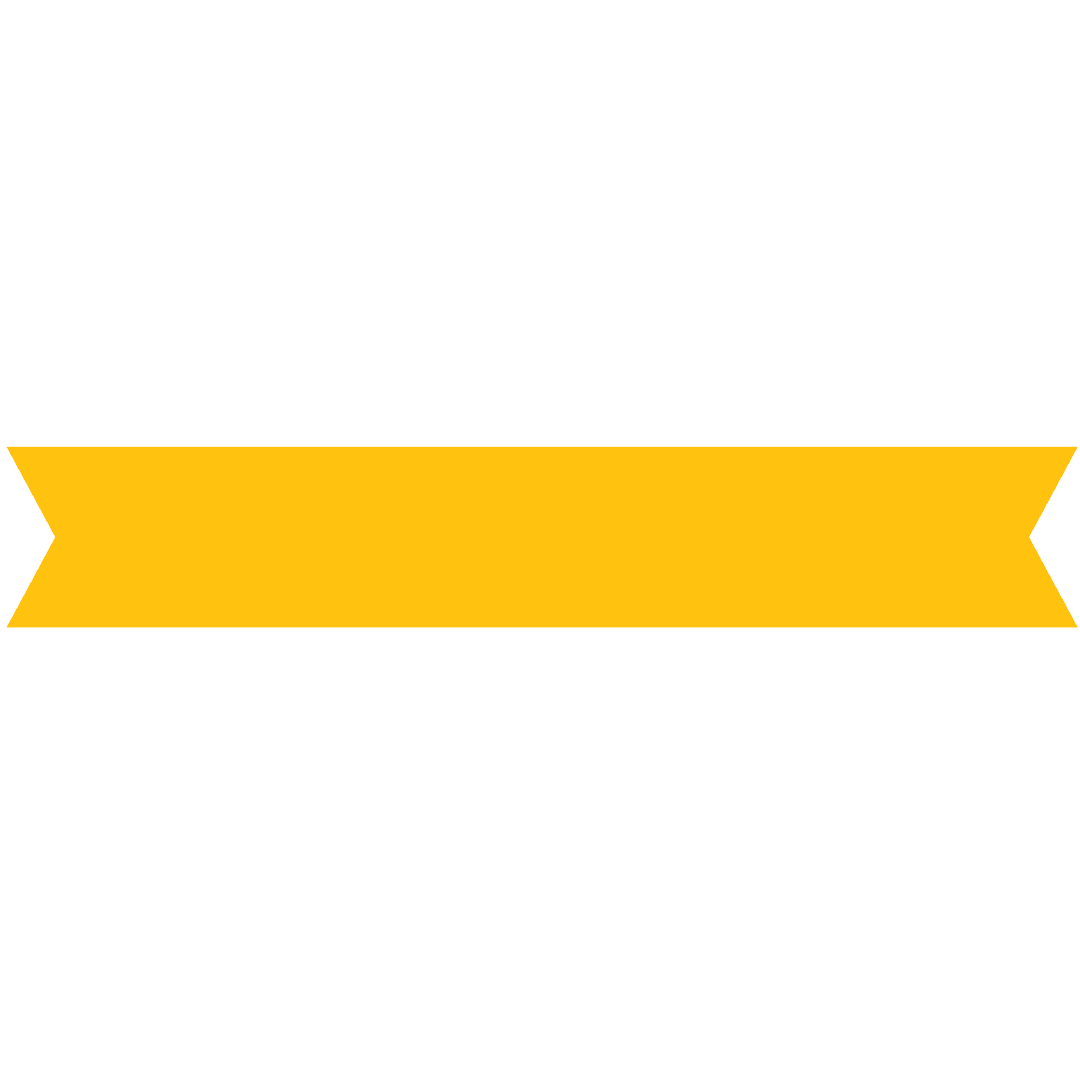 Yellow Ribbon Banner with Transparent Background for Text Highlight - Download Free Stock Images Pikwizard.com