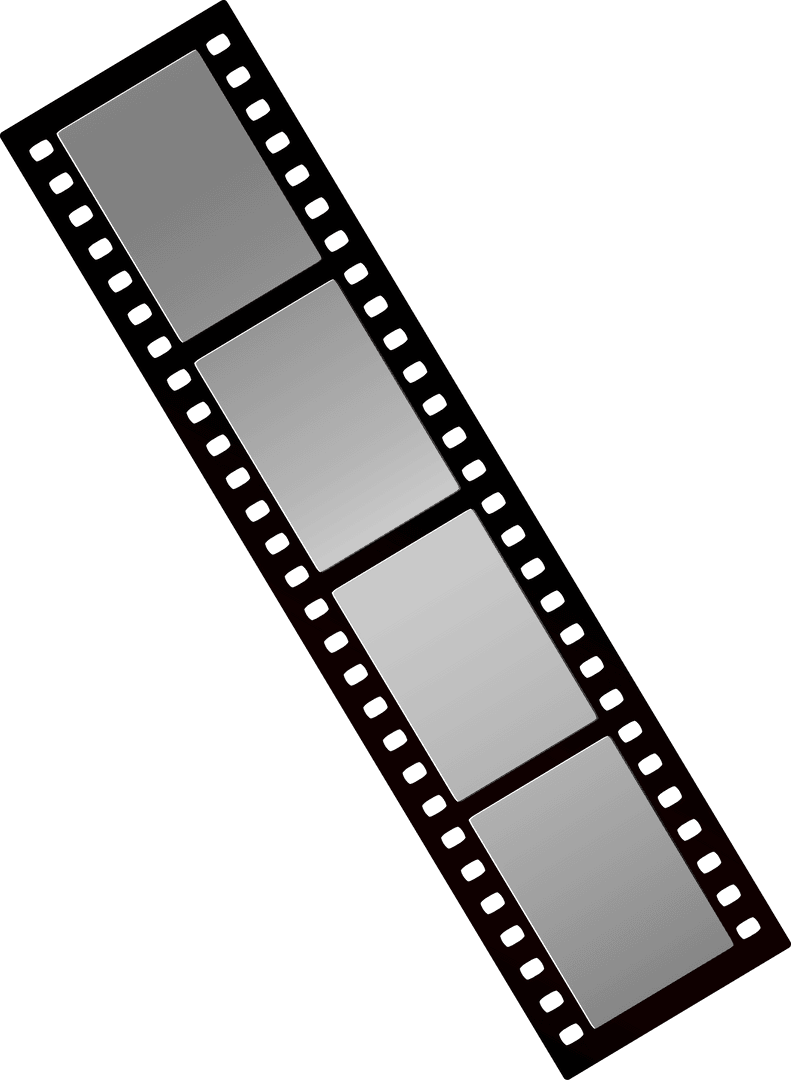 Abstract Transparent Film Strip, Aspiration for Cinematic Design Projects