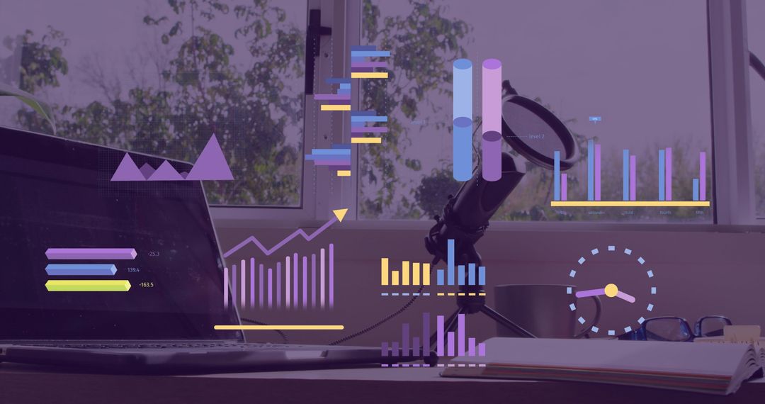 Financial Data Processing with Digital Graphs on Laptop