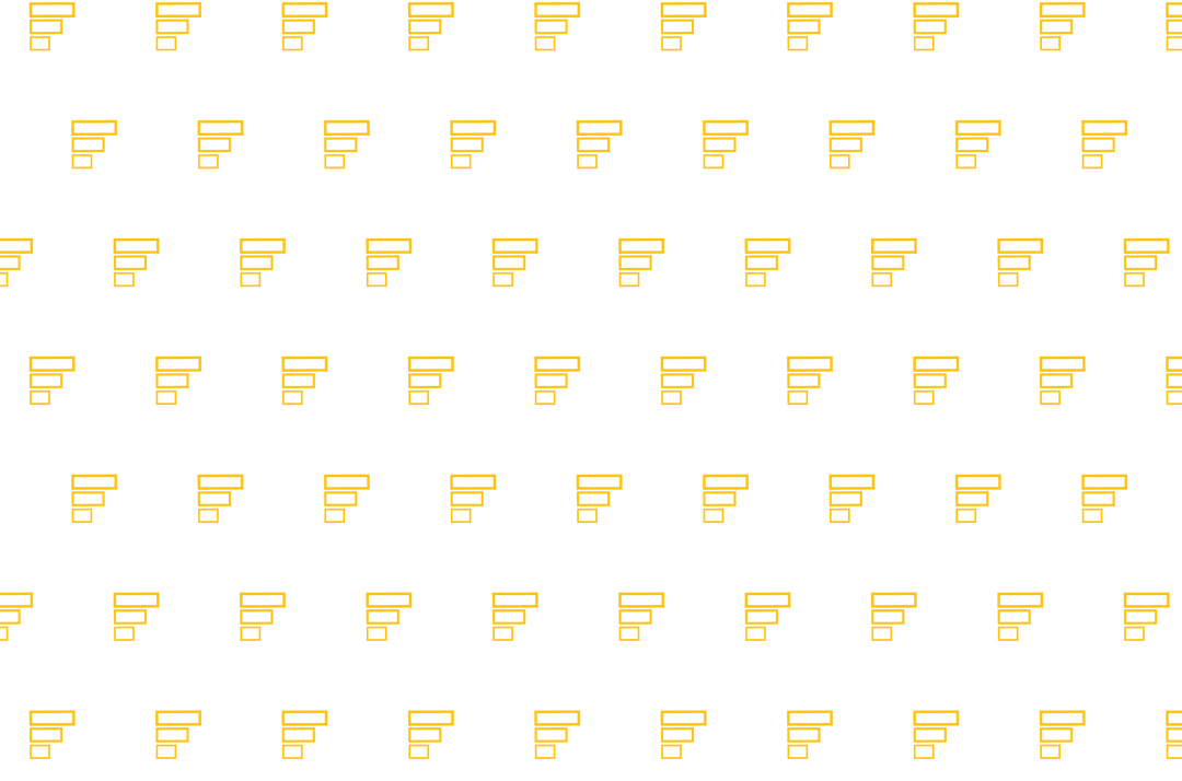 Abstract Yellow Shape Pattern on Transparent Background