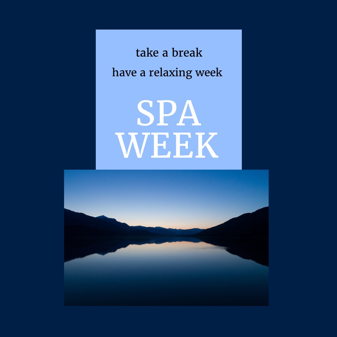 Spa Week Promotion with Lake Sunset View