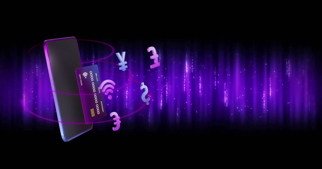 Digital Transaction Concept with Smartphone and Credit Card