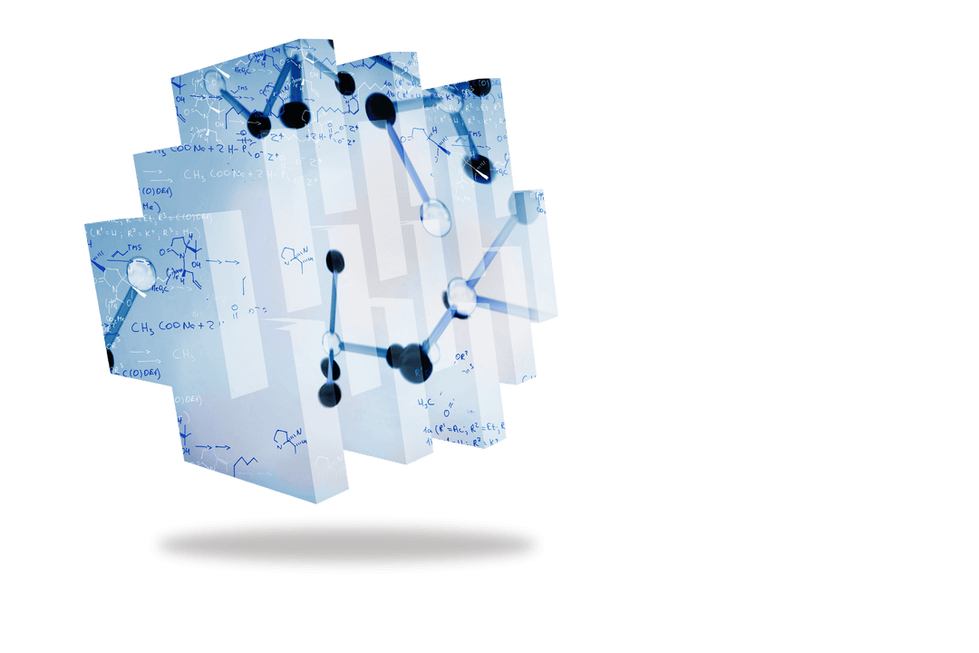 Transparent Molecular Structures on Digital Display