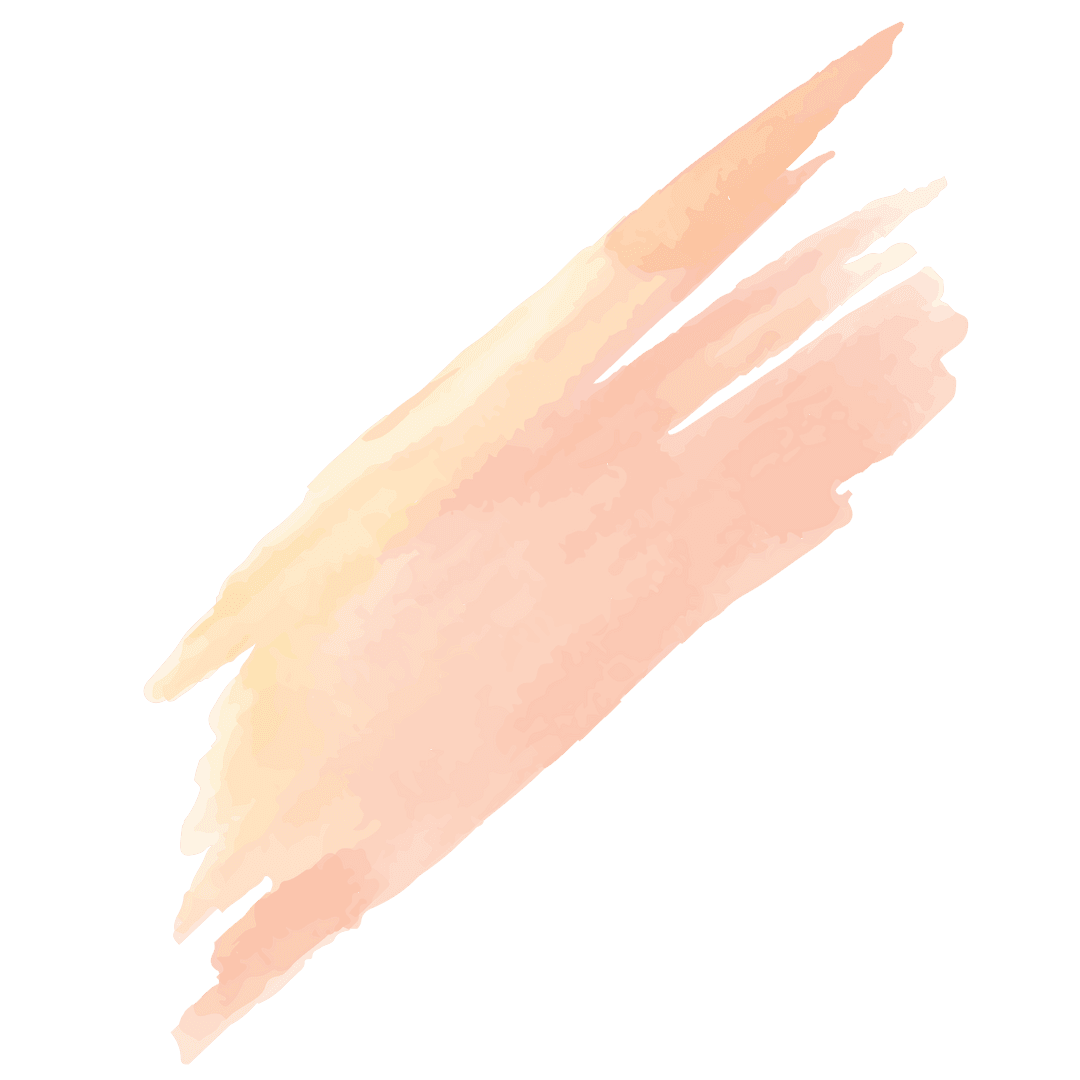 Pastel pink brushstroke on transparent background art