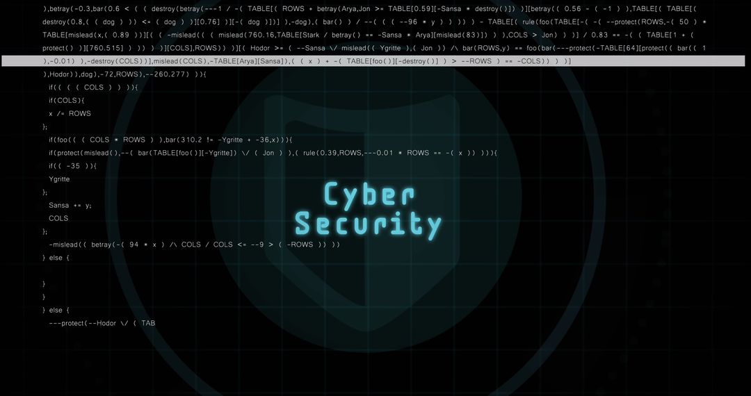 Digital cyber security interface with codes