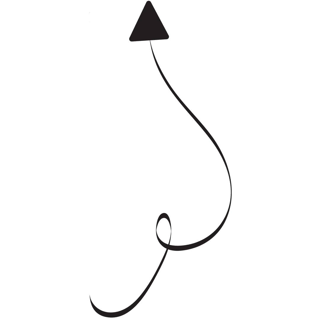 Curved Black Arrow on Transparent Background for Navigation - Download Free Stock Images Pikwizard.com